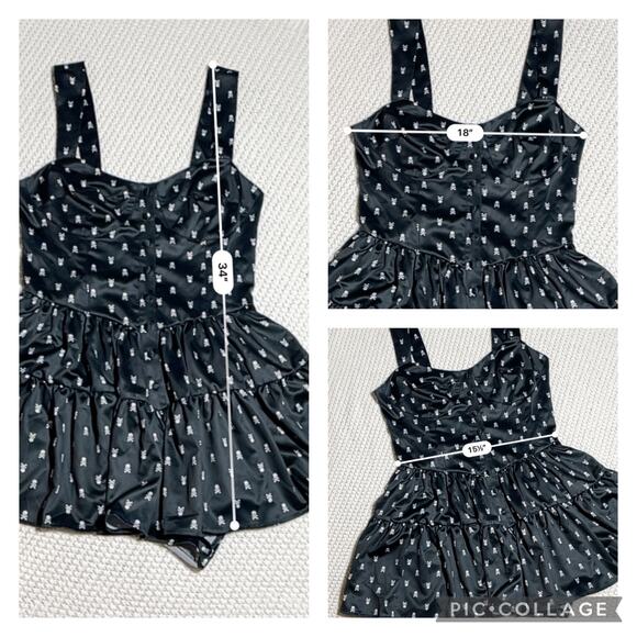 Betsey Johnson Katey Romper Black and Skulls - Picture 8 of 9